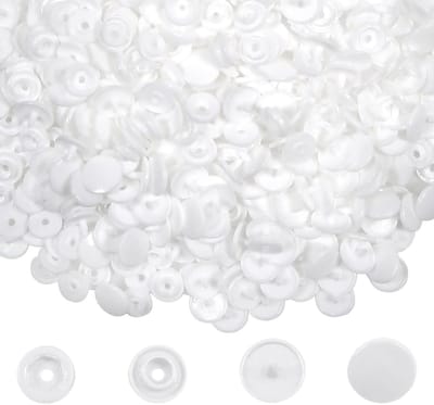 500 Plastic Witte T5 12 mm Plakband voor Accessoires, Kleding, DIY Projecten en Scrapbooking