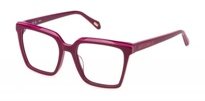 Just Cavalli VJC083V Top bordeaux+fuxia+bordeaux 52/18/140 WOMAN Brilmonturen