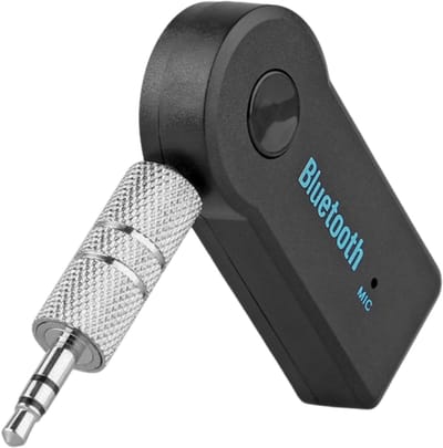 Delmark bluetooth receiver - BT 5.0 - 3.5mm audio jack - Ingebouwde Microfoon - AUX Draadloze Audio Adapter & Carkit