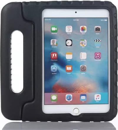 Peachy EVA Shockproof Cover geschikt voor iPad mini 4 5 bescherming hoes - Zwart