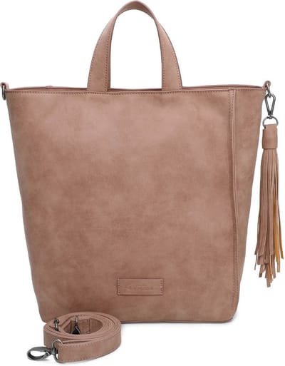 Fritzi aus Preußen Schoudertas Handtas Vintage Fritzi22 Tote Vintage Bruine