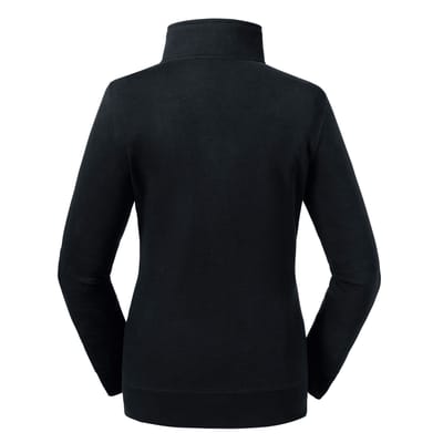 Russell Dames/dames Authentieke Sweat Jacket (Zwart)