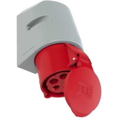 PCE 125-6TT 125-6tt CEE-wandcontactdoos 32 A 5-polig 400 V 1 stuk(s)