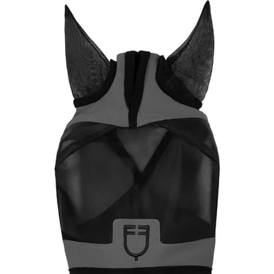 Anti-vliegenmasker voor paarden Equestro Logoed