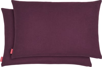 Blumtal Chenille Kussenslopen - Set van 2 - Zacht en met Blinde Rits - Kussenhoes 30 x 50, Aubergine - Paars