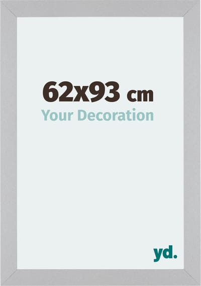 Your Decoration - Fotolijst 62x93 cm - MDF - Zilver Mat - Mura