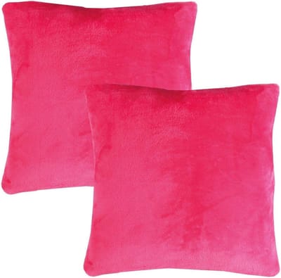 Sierkussen Set - Decoratief Kussen - Woonkamer Aankleding - Zacht Fluweelachtig Materiaal - 45 x 45 cm - Roze