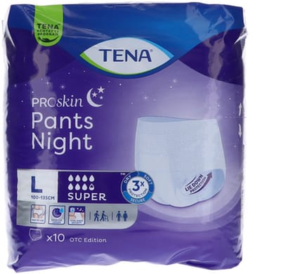 TENA Proskin Pants Night Super - Large- 3 x 10 stuks voordeelverpakking
