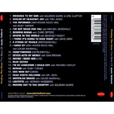 Finding The Keys - Jools Holland