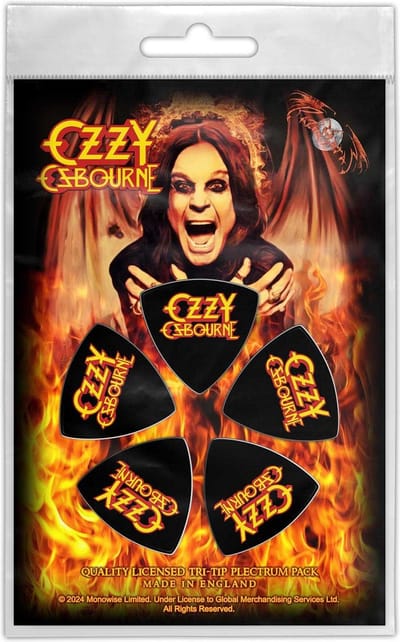 Ozzy Osbourne - Logo - Plectrum - Tri-Tip - 5-pack 1.00 mm