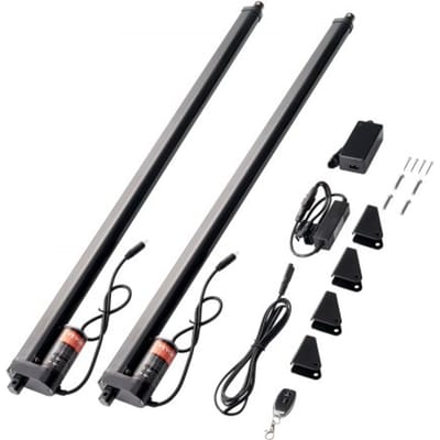 VEVOR 2-delige lineaire actuatorset 760 mm hoge snelheid lineaire actuator met 9 mm/s 12 V 220 lbs/1000 N lineaire actuator voor het optillen van tv's/tafels/banken IP54-bescherming - draadloze afstandsbediening