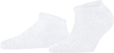 FALKE Shiny kort eenkleurig lyocell sneakersokken enkelsokken dames wit - maat 35-38
