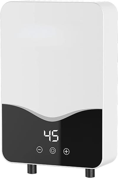 Elektrische Boiler - Warmwaterboiler Douche - Direct Warm Water - Ruimtebesparend Compact - 290x200x70mm - Wit