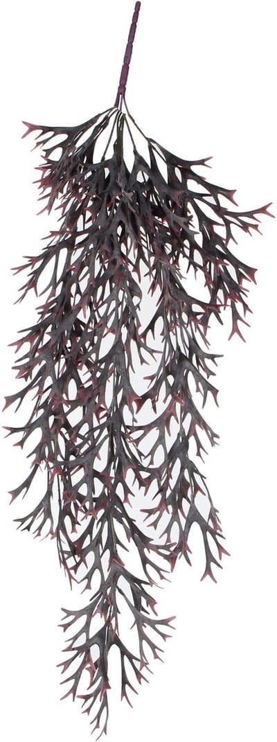 Kunstplant Citronella Hangplant Rood - Steker L 84 cm - Mica Decorations