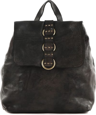CAMPOMAGGI Leren Vrije tijd rugzak Rugzak Demetra Backpack Grigio Donkergrijs