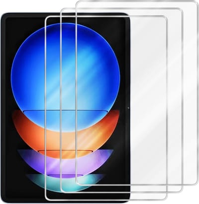 Cadorabo 3x Screenprotector geschikt voor Xiaomi Pad 6S Pro 12.4 in KRISTALHELDER - Getemperd Pantser Film (Tempered) Display beschermend glas in 9H hardheid met 3D Touch