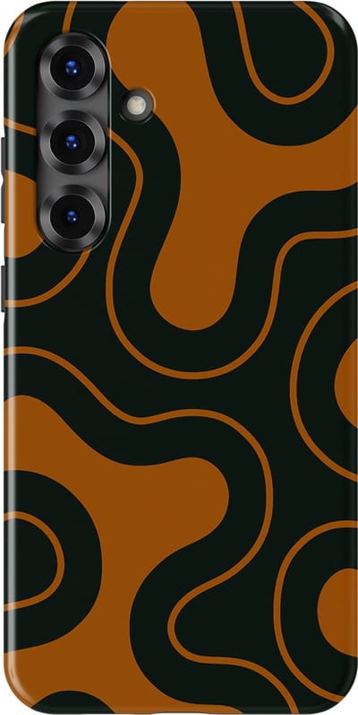 DripCase Motion Flow Tough Hoesje Samsung Galaxy S25 Plus | Backcover met Mag | Trendy Design | Valbescherming | Organic Circuit