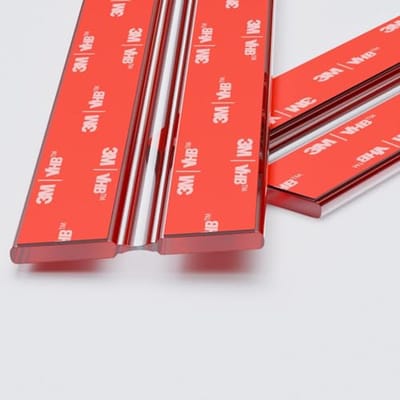 4x Flexibele Scharnieren van 300 mm - Geen Lijm Nodig, Slank en Transparant