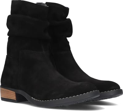Hip H1738 Enkellaarsjes - Enkelboots met rits - Meisjes - Zwart - Maat 30