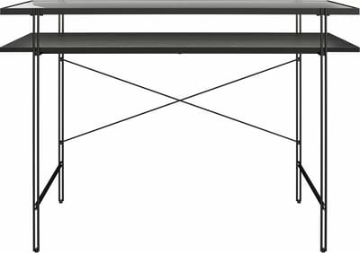 Wainwright-Bureau - Glas/Zwart Metaal