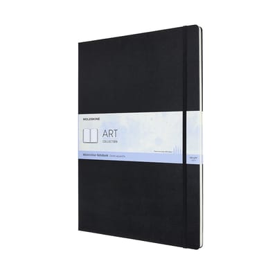 Moleskine Art Aquarel Notitieboek - A3 - Hardcover - Zwart