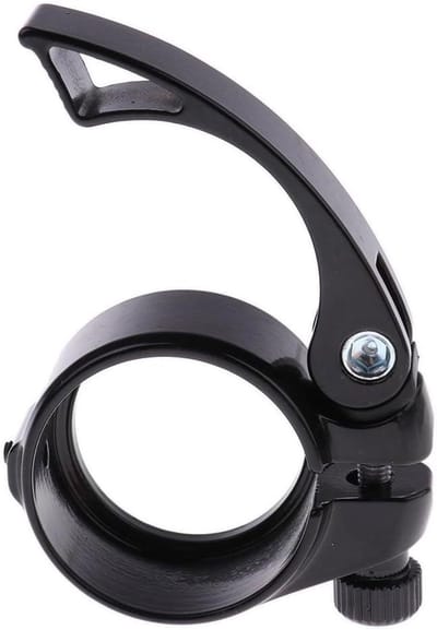 Fiets Zadelpen Klem - Zadelpen Clip - Fietsen Aanpassen - Quick Release Ontwerp - 40 mm Binnendiameter - Zwart
