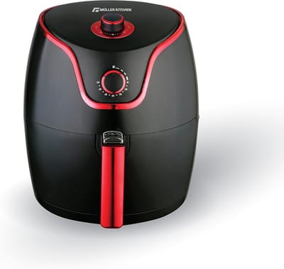 Olievrije Airfryer - Hete Lucht Frituurpan - Gezond Koken - Grote Capaciteit - 7.1 Liter - Zwart