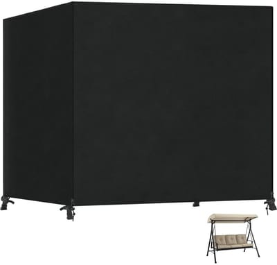 Dailygoods- Beschermhoes Schommelbank 215 x 125 x 170 cm - Waterdicht - UV-bestendig - Duurzaam Oxford-doek - 3-zits - Optimale bescherming - Afdekzeil