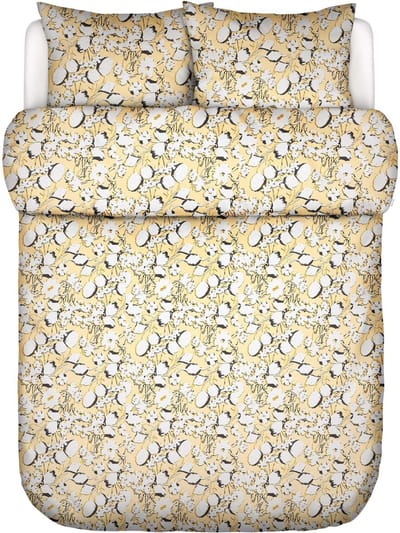 Marc O'Polo Hanne Dekbedovertrek Pale Yellow - Lits-Jumeaux - 240x200/220 cm