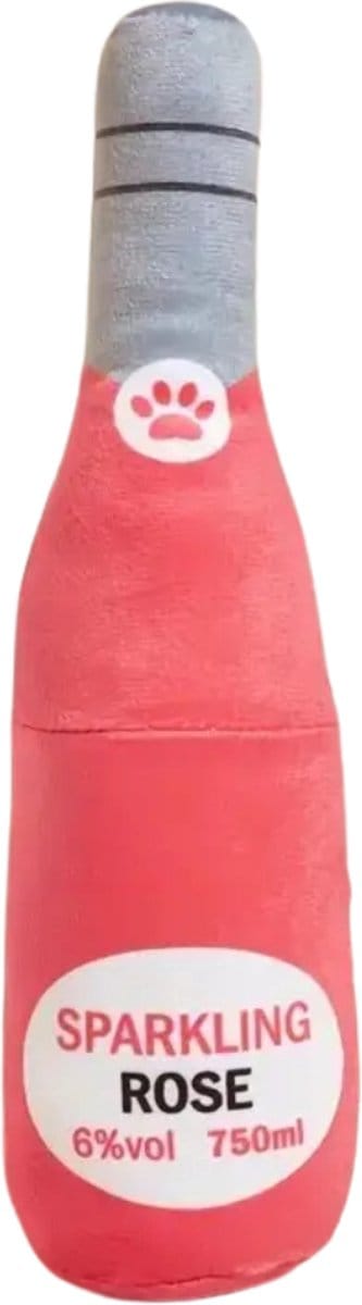 Livano Honden Speelgoed - Hond - Speelgoed - Dog Toy - Pluche - Roos