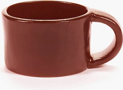Serax Marie Michielssen - LA MÈRE Ristretto cup, Venetian Red- 7.5 x 5.5 x h 4 cm (set van 2)