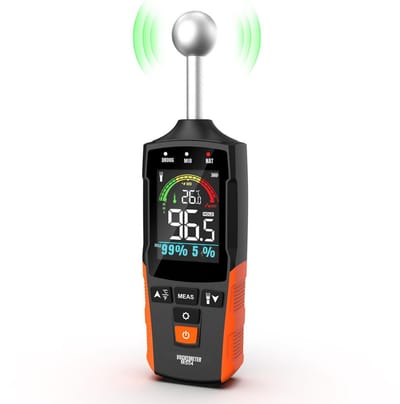 SCH® Vochtmeter Muren - Vochtmeter - Oranje/Zwart - ‎23cm x 7cm x 5cm