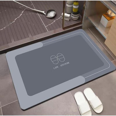 Diatomeeënaarde Huishouddeur Zuigmat Keuken Toilet Antislip Badkamermat 40 * 60Cm