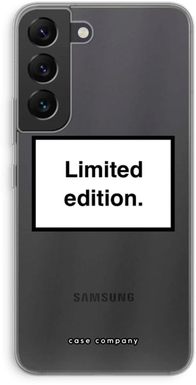 Case Company® - Hoesje geschikt voor Samsung Galaxy S22 hoesje - Limited edition - Soft Cover Telefoonhoesje - Bescherming aan alle Kanten en Schermrand