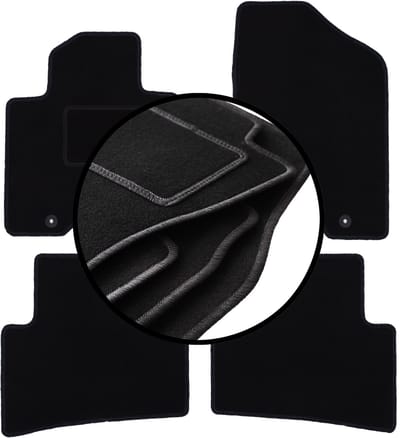 Complete set veloursmatten voor: Hyundai Tucson III SUV (2015-)