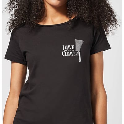 Leave It To The Cleaver Dames T-shirt - Zwart - 3XL