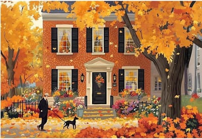 Puzzel 1000 Stukjes - Legpuzzel Volwassenen - Hersenen Trainen - Gerecycled Karton - 70 x 50 cm - Herfstkleuren