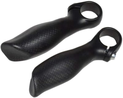 Lichte en duurzame mountainbike stuur uiteinden van carbon en aluminium, 22.2mm, 2 stuks voor optimale grip en controle