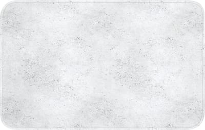 WC mat 80x50 cm - Antislip - Lichtgrijs - Betonstructuur - Subtiel - Toiletmat - Vloermat - Douchemat - Toilet tapijt - Toiletmatten