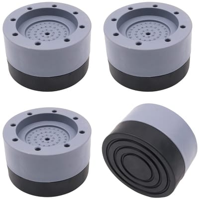 Dailygoods- Antivibratie Pads - 4 Stuks - Schokabsorberende Matten - Geluiddichte Voeten - Ondersteuningsset - Geschikt voor Wasmachine/Droger - Stabilisatoren
