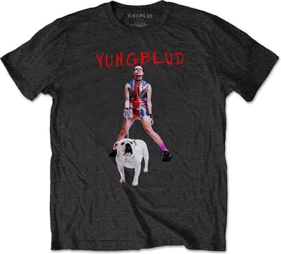 Yungblud - Strawberry Lipstick Heren T-shirt - M - Zwart