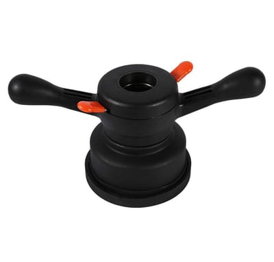 Bandenbalanceermachine Onderdelen - Snelspanner Vleugelmoer - Wiel Balanceren - Universele Schroefdiameter - 38mm Schroefdraad - Zwart