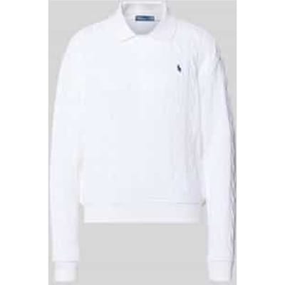 regular fit pullover met polokraag