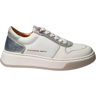 Damesschoenen Alexander Smith Harrow vrouw wit zilver