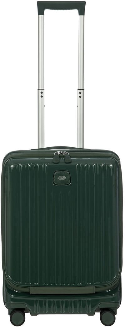 BRIC'S met laptopvak Positano Trolley Emerald Green Donkergroen 50cm