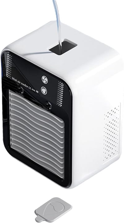 Draagbare Airco Ventilator - Persoonlijke Koeler - Kamer Koelen - Met Mistfunctie - 8 Uur Werking - Meerkleurig