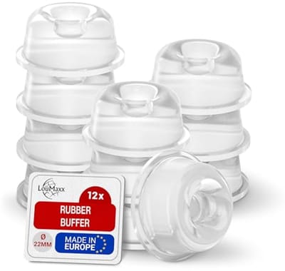 Rubberen pads 12 stuks - Transparante anti-slip doppen voor krassen en trillingen
