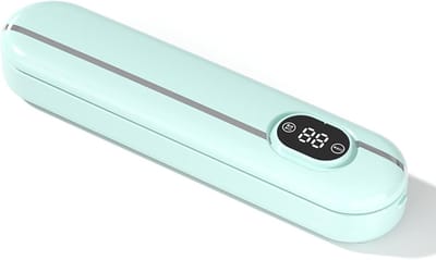 KZQ Voedsel Vacuümmachine Met Led Display - Twee Modi Enkele Verzegeling En Vacuümverzegeling - Incl 10 Vacuümzakken - Groen