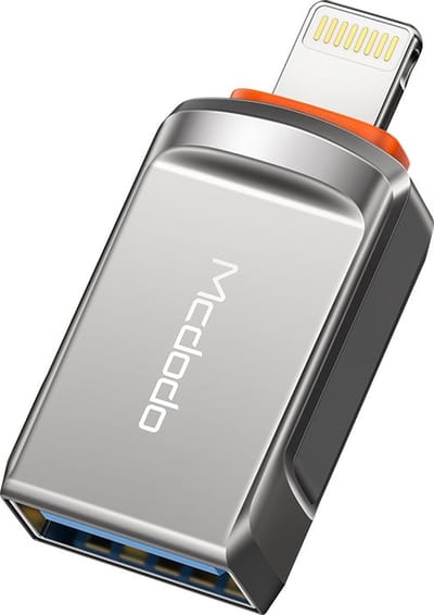Mcdodo® Adapter iPhone naar USB-A - Kabel - Voor Lightning - OTG