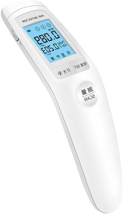 Luchtkwaliteit Tester - Formaldehyde Detector TVOC Meter - Luchtkwaliteit Meten - Halfgeleider Sensor - 210x80x60mm - Zwart